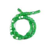 Tiger Eye Agater Malachite Aventurine Square Beads for DIY Jewelry