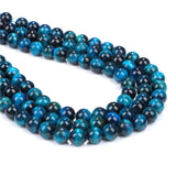 Tiger Eye Stone Bead Multicolor Round Cat Eye Loose Spacer Beads