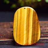 Tiger Eye Jade Dragon Pendant Necklace Amulet Luck Women Men