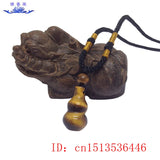 Tiger Eye Gourd Pendant Necklace Amulet Luck Charm Jewelry