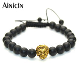 Tiger Eyes 7 Colors Stone Beads Chain Bracelets for Men and Women