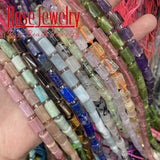 Tiger Eye Aquamarine Apatite Quartz Amethyst Beads 8x11mm