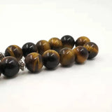 Natural Tiger Eyes Tasbih Muslim Man Misbaha Prayer Beads 33 66 99 Beads