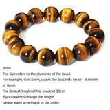 Tiger's Eye Stone Beaded Bracelet Couple Gift