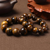 Tiger's Eye Stone Beaded Bracelet Couple Gift