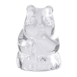 Tiger's Eye Stone Bear Statue Hand-Carved Animal Figurine