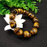 Tiger's Eye Stone Buddha Bead Bracelet Charms Fine Jewelry