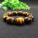 Tiger's Eye Stone Buddha Bead Bracelet Charms Fine Jewelry