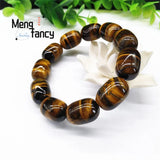 Tiger's Eye Stone Buddha Bead Bracelet Charms Fine Jewelry