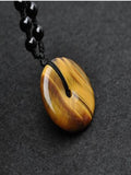Tiger's Eye Stone Peace-buckle Pendant Fine Jewelry