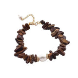 Tiger's Eye Pearls Bracelet Glowing Spirituality Wristband