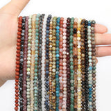 Tiny Garnet Citrine Opal Gems Beads DIY Beach Jewelry 2/3/4mm
