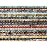 Tiny Garnet Citrine Opal Gems Beads DIY Beach Jewelry 2/3/4mm
