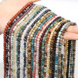 Tiny Garnet Citrine Opal Gems Beads DIY Beach Jewelry 2/3/4mm