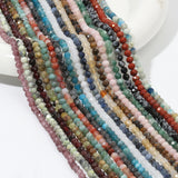 Tiny Garnet Citrine Opal Gems Beads DIY Beach Jewelry 2/3/4mm