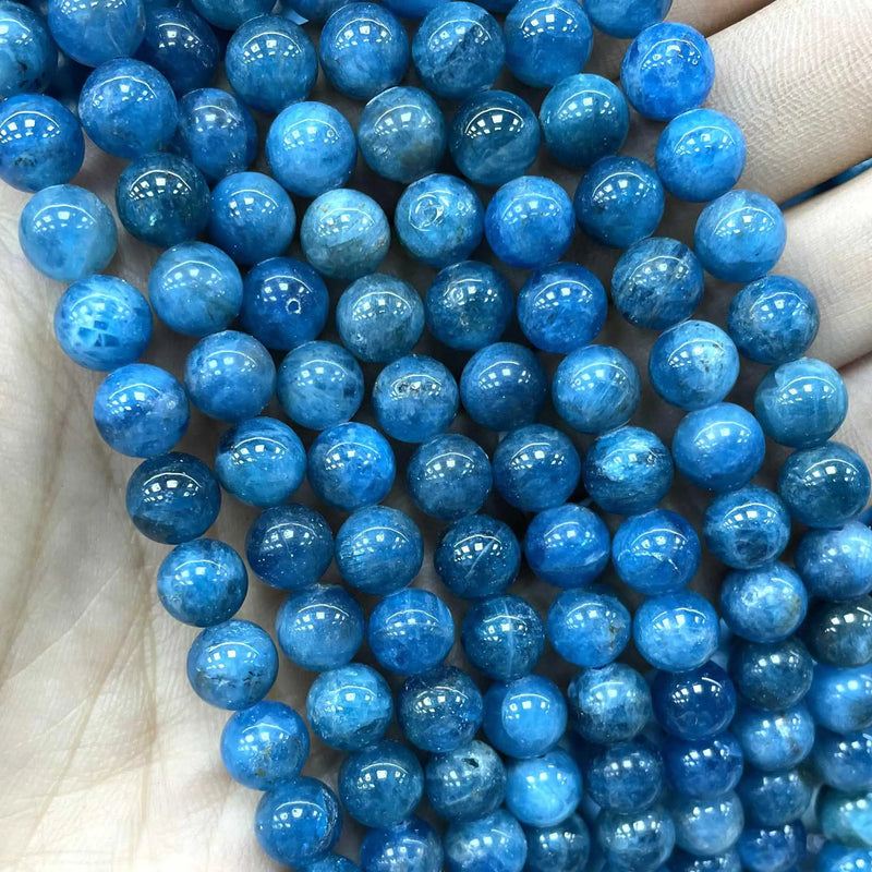 Natural Apatite Round Spacer Beads 4/6/8/10MM Strand