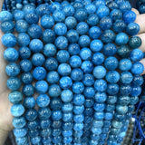 Natural Apatite Round Spacer Beads 4/6/8/10MM Strand