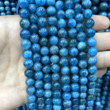 Natural Apatite Round Spacer Beads 4/6/8/10MM Strand