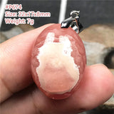 Top Red Rhodochrosite Pendant Necklace Argentina Luck Crystal Beauty Stone