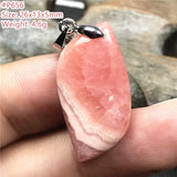 Top Red Rhodochrosite Pendant Necklace Argentina Luck Crystal Beauty Stone