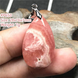 Top Red Rhodochrosite Pendant Necklace Argentina Luck Crystal Beauty Stone