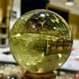 Natural Topaz Fumigation Crystal Sphere Quartz Column Reiki Healing