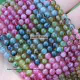 Natural Tourmaline 5.5mm MultiColor Round Gem Stone