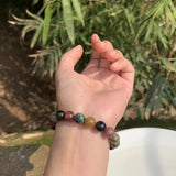Natural Tourmaline Bracelet Beads Gemstone Jewelry