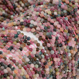 Round Tourmaline Faceted Beads 3.2mm