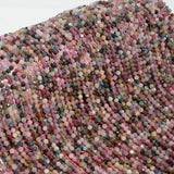 Round Tourmaline Faceted Beads 3.2mm