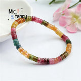 Tourmaline Rainbow Multi-color Crystal Bracelet