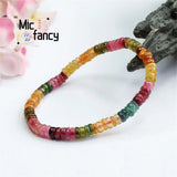 Tourmaline Rainbow Multi-color Crystal Bracelet