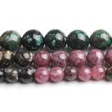 Natural Tourmaline Stone Beads Round Loose Beads 6/8/10mm 15 Inches