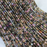 Tourmalines Cube Faceted StoneBeads 4mm Fashione Crystal DIY GemBeads