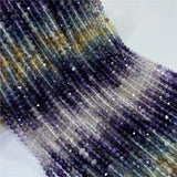 Tourmalines Rubys Beads Faceted 2.5~3 x 3.5~4mm Rondelle Small Crystal