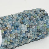 Natural Translucent Kyanite Loose Round Beads, Light Green, 6mm-6.3mm