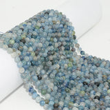 Natural Translucent Kyanite Loose Round Beads, Light Green, 6mm-6.3mm