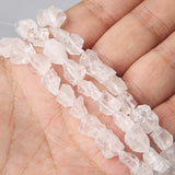 Clear Crystal Rough Stone Beads 7-11MM Loose Gravel Spacer Beads