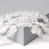 Clear Crystal Rough Stone Beads 7-11MM Loose Gravel Spacer Beads