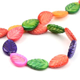 Tree Leaf Shell Loose Beads for Jewelry Making DIY - 15' 