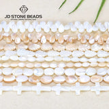 Trochus Shell Beads Leaf Shape Spacer Beads for Jewelry Making