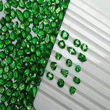 Tsavorite Faceted Round Rondelle Cube Coin Disc Beads Jewelry DIY