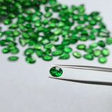 Tsavorite Faceted Round Rondelle Cube Coin Disc Beads Jewelry DIY