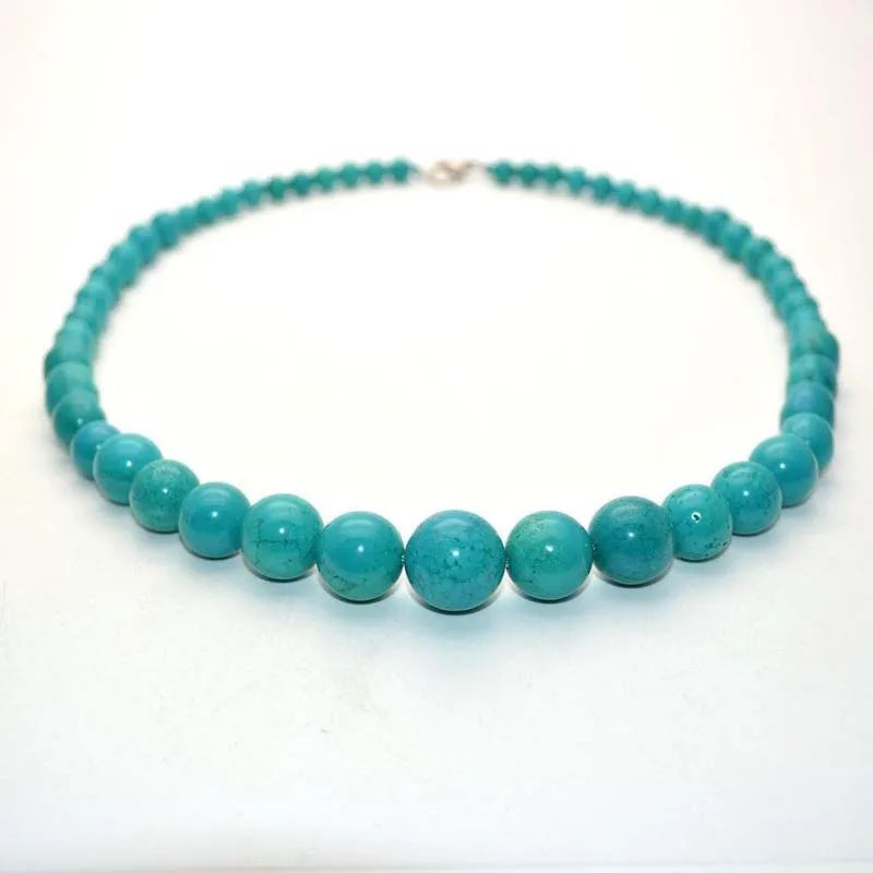 Turquoise Bead Tower Necklace Women's Boutique Jewelry