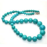 Turquoise Bead Tower Necklace Women's Boutique Jewelry