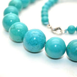 Turquoise Bead Tower Necklace Women's Boutique Jewelry
