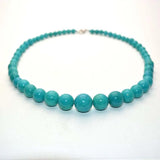 Turquoise Bead Tower Necklace Women's Boutique Jewelry