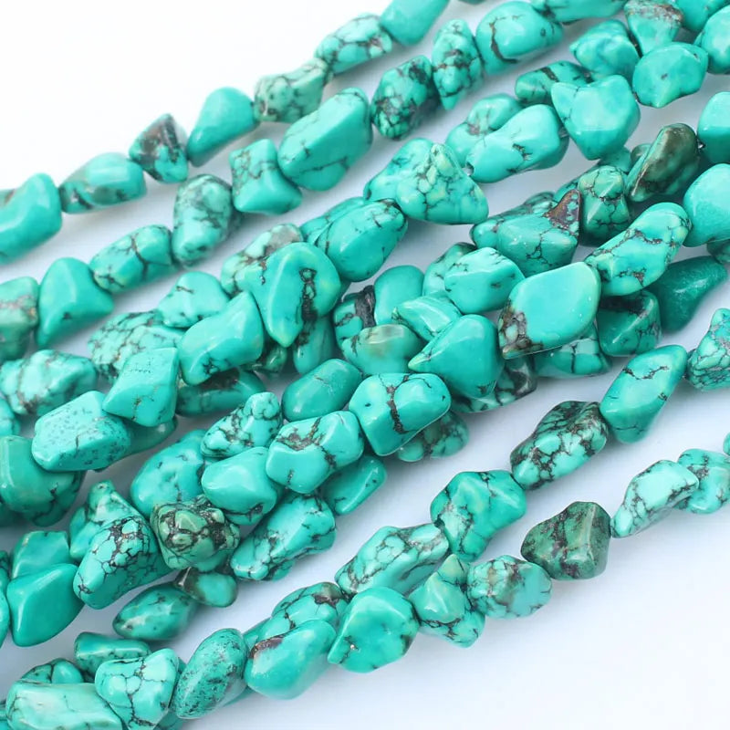 Natural Turquoise Freeform Beads 4-12/10-30mm 15inch DIY Jewelry Making Beads