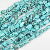 Natural Turquoise Freeform Beads 4-12/10-30mm 15inch DIY Jewelry Making Beads