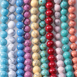 Turquoise Howlite Stone Beads for DIY Jewelry Making 15''